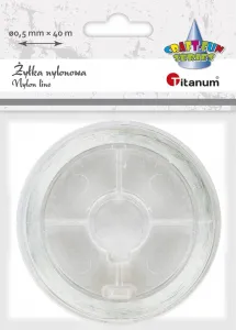 Titanum Craft-Fun Series dekorativní monofil 0,5 mm x 4 m - transparentní (nylon)