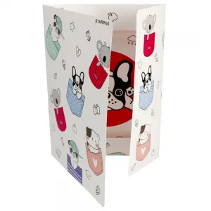 Kartonový pořadač s gumičkou Starpak Minisy A4 barva: mix (491062)