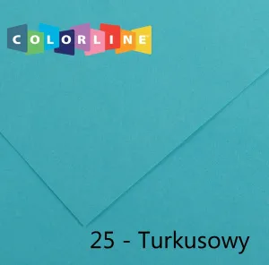 Canson Colorline 25 tyrkysová 150g 10k 500 mm x 650 mm čtvereční (200041401)