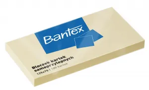 Bantex samolepící bločky žluté 100k 125mm x 75mm (400086388)