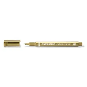 Staedtler permanentní popisovač zlatý metalický 1,0-2,0 mm s kulatým hrotem (8323-11)