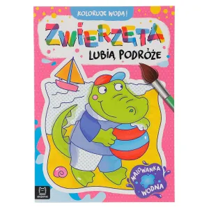 Aksjomat vzdělávací brožura Barvím vodou! Zvířata ráda cestují. Kniha vodových barev (3275)