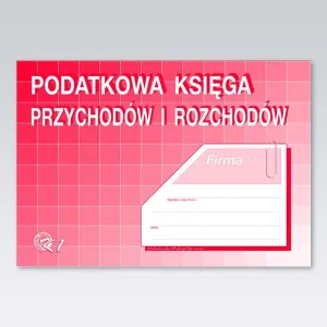 Ofsetový tisk Michalczyk i Prokop Podatkowa księga przychodów i rozchodów A4 48k. (K-1u)