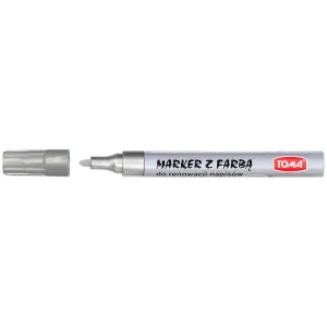 Speciální popisovač Tom's, stříbrný 2,5mm kulatý hrot