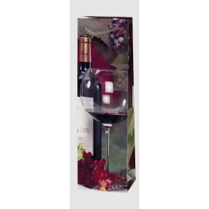 Dárková taška na láhev Pol-mak 120 mm x 400 mm x 90 mm (T12)