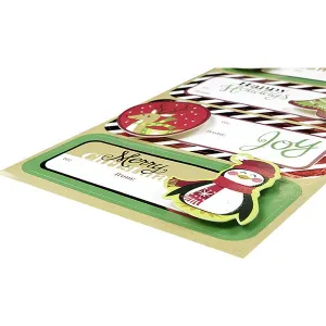 Titanum Craft-Fun Series 3D vánoční samolepicí štítek - mix 90 mm x 38 mm (181130-1)