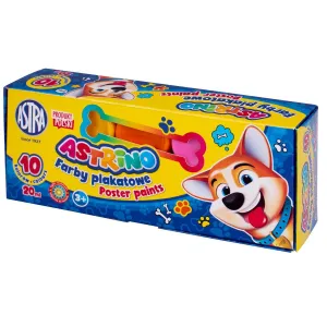 Barva plakátových barev Astra: mix 20 ml 10 barev. (303221002)