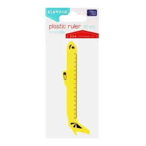 Plastové pravítko Starpak 15 cm (470961)