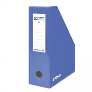 Vertikální box na dokumenty Donau A4 - modrý 100 mm x 320 mm x 255 mm (7648101)