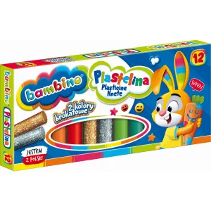 Plastelína St.Majewski 12 barev BAMBINO mix