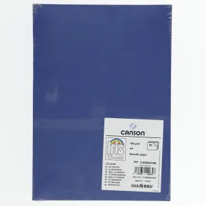 Canson A4 tmavě modrá 185g 50k (200040169)